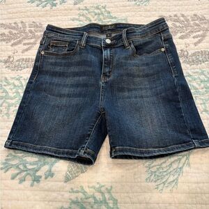 Judy Blue Dark Blue Jean Shorts, size 9. Excellent condition, super comfortable
